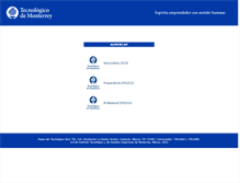 Tablet Screenshot of admincap.lag.itesm.mx
