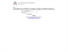 Tablet Screenshot of estudiante.mty.itesm.mx
