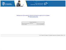 Tablet Screenshot of encuestas.itesm.mx