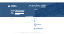 Desktop Screenshot of bbdesarrollosocial.itesm.mx