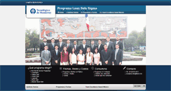 Desktop Screenshot of 6sigma.mty.itesm.mx