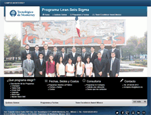 Tablet Screenshot of 6sigma.mty.itesm.mx